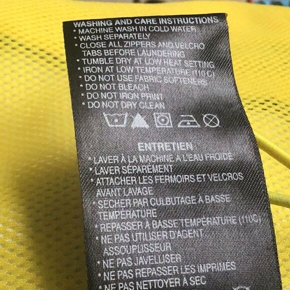 ORAGE light blue snowboard jacket-yellow spell out - Picture 8 of 12